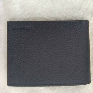 Cole Haan Black Leather Card Holder